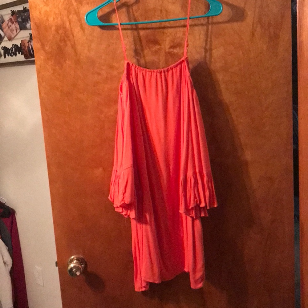 Cute coral dress, size medium